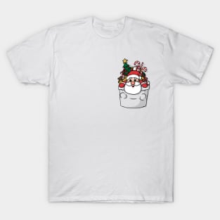 Cute Pocket Santa T-Shirt